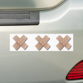 Drie Booboos Bumpersticker (Op auto)