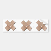 Drie Booboos Bumpersticker (Voorkant)