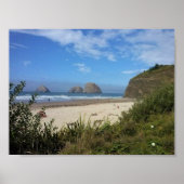 drie boogstralen, oceanside, OF Poster (Voorkant)