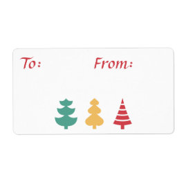 Drie Boom Cadeaublaadjes Etiket