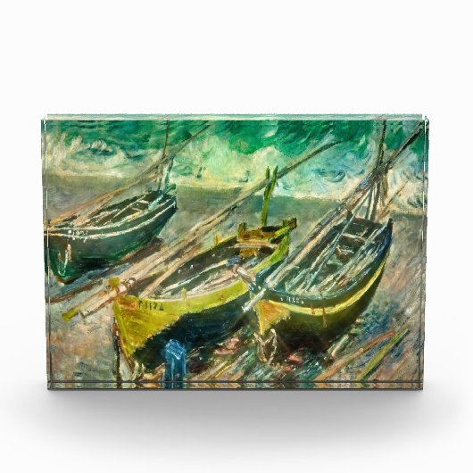 Drie boot. Claude Monet. Fotoblokken (Voorkant)