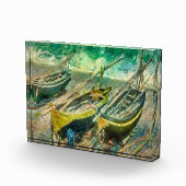 Drie boot. Claude Monet. Fotoblokken (Rechts)