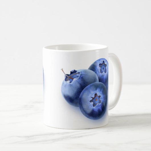 Drie bosbessen koffiemok (Voorkant rechts)