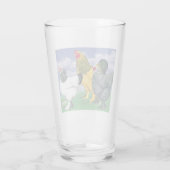 Drie Brahmas Glas (Achterkant)