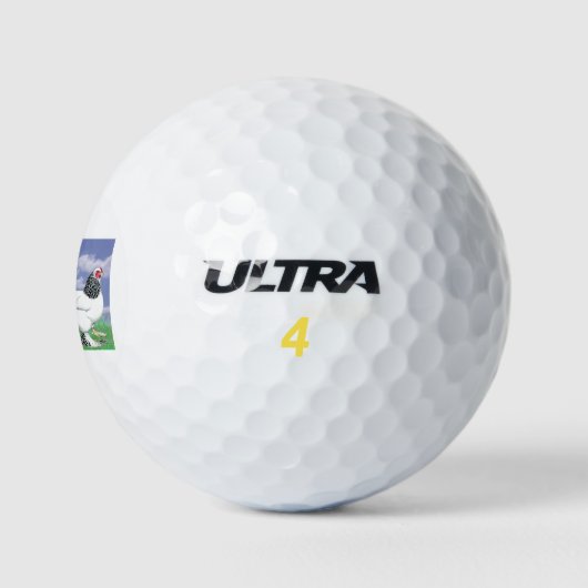 Drie Brahmas Golfballen (Logo)