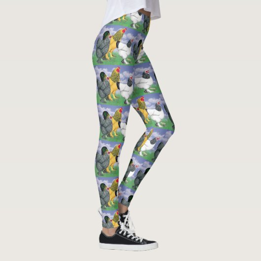 Drie Brahmas Leggings (Rechts)