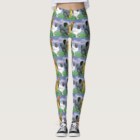 Drie Brahmas Leggings (Voorkant)
