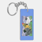 Drie Brahmas Sleutelhanger (Voorkant Links)