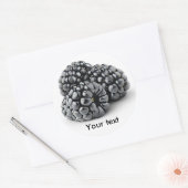 Drie bramen ronde sticker (Envelop)