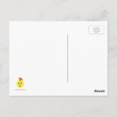 Drie Briefkaarten kippen (Achterkant)