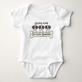 Drie Brittany Spaniels Romper (Voorkant)