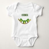 Drie broccoli romper (Voorkant)