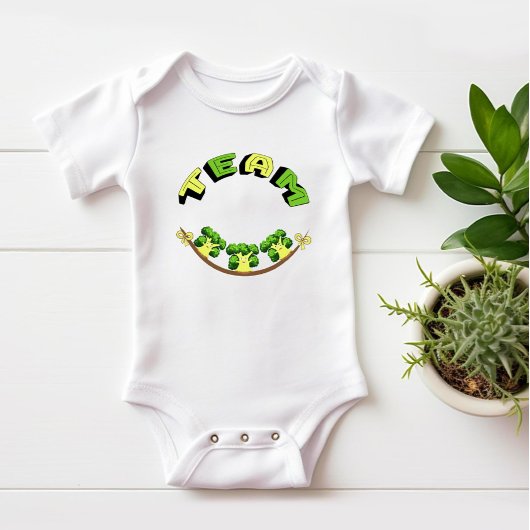 Drie broccoli romper