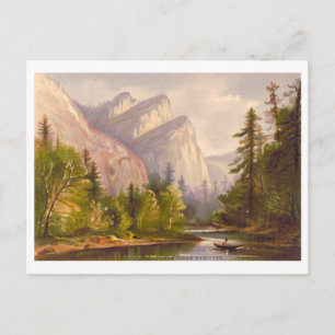 Drie broers Yosemite  Prang Lithograaf Briefkaart