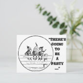 Drie Brownies op een Omheining Briefkaart (Staand voorkant)