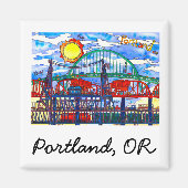 Drie bruggen magneet (Voorkant)