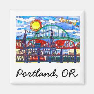 Drie bruggen magneet