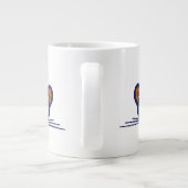 Drie bruine muizen grote koffiekop (Achterkant)