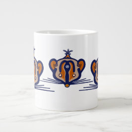 Drie bruine muizen grote koffiekop