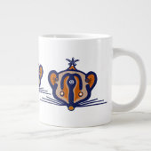 Drie bruine muizen grote koffiekop (Rechts)