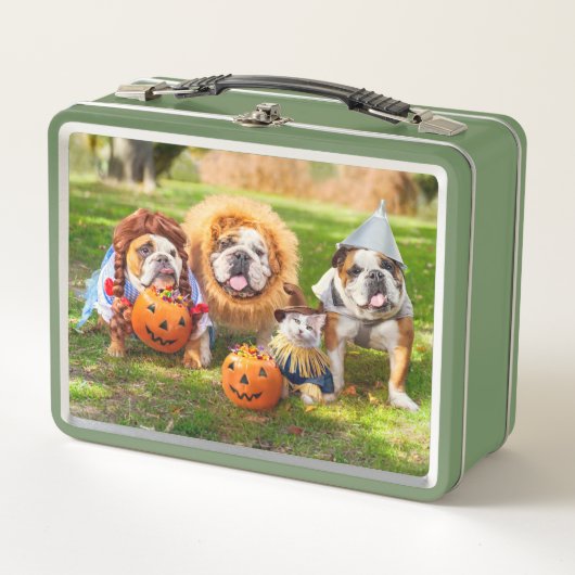 Drie Bulldogs in Verkleedingen (Voorkant)