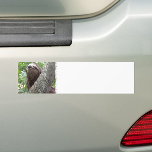 Drie Bumpersticker met een sleuf (Op auto)