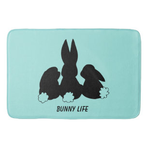 Drie Bunny Rabbits Bath Mat