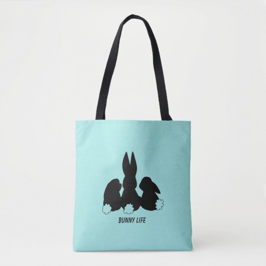 Drie Bunny Rabbits Canvas tas (Voorkant)