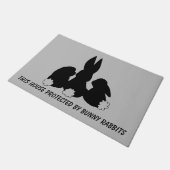 Drie Bunny Rabbits Doormat Deurmat (Schuin)