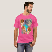Drie Burritos Maan Huilend Grappig 3 Burritos Huil T-shirt (Voorkant volledig)