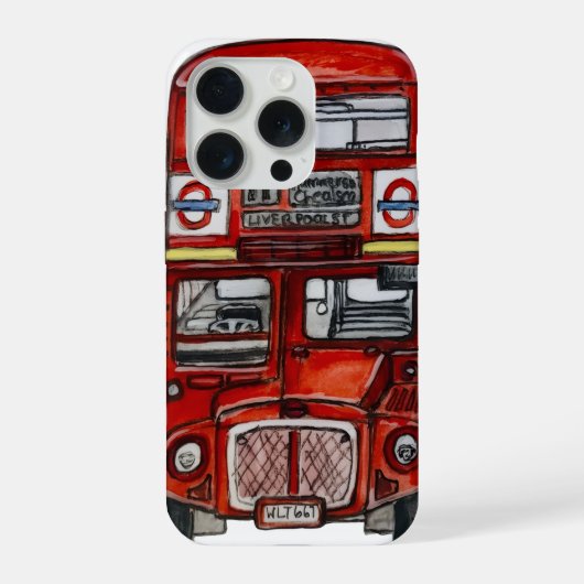 Drie bussen iPhone hoesje (Achterkant)