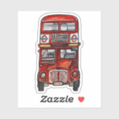 Drie bussen sticker (Vel)