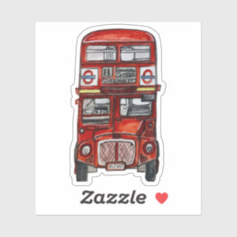 Drie bussen sticker
