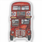 Drie bussen sticker (Voorkant)
