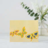 Drie Butterflies  Briefkaart (Staand voorkant)