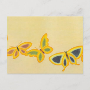 Drie Butterflies  Briefkaart