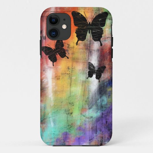 Drie Butterflies Case-Mate iPhone Case (Achterkant)