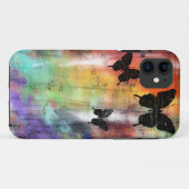 Drie Butterflies Case-Mate iPhone Case (Achterkant (horizontaal))