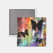 Drie Butterflies Magneet (Voorkant / Achterkant)