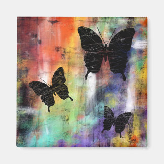Drie Butterflies Magneet