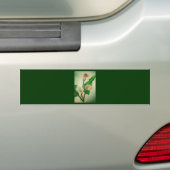 Drie Calla Lilies die botanisch acryl Bumpersticker (Op auto)