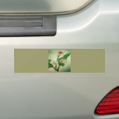 Drie Calla Lilies die botanisch acryl Bumpersticker (Op auto)