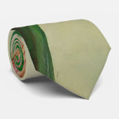 Drie Calla Lilies die botanisch acryl Stropdas (Opgerold)