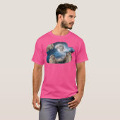 Drie Capybaras en maan T-shirt (Voorkant volledig)