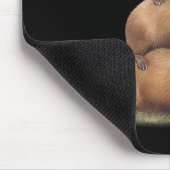 Drie Capybaras Funny Capybara Humor Stack Animal Muismat (Hoek)