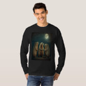 Drie Capybaras Huilen naar de Maan T-shirt (Voorkant volledig)