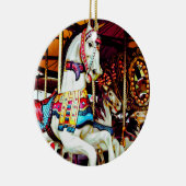 Drie Carrouselpaarden Keramisch Ornament (Rechts)