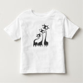 Drie Cartoon Giraffes Kinder Shirts (Voorkant)