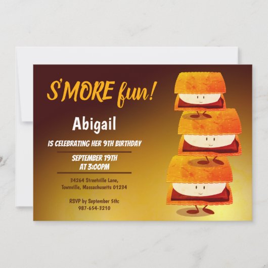 Drie Cartoon Kinderen van Birthday Kaart (Voorkant)