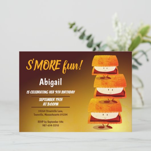 Drie Cartoon Kinderen van Birthday Kaart (Staand voorkant)